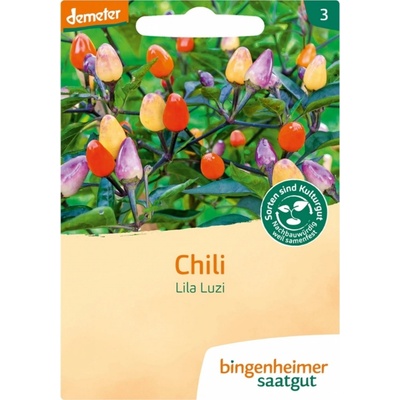 Bingenheimer Saatgut Chilli "Lila Luzi" 1 bal.