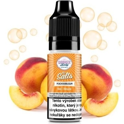 Dinner Lady Peach Bubblegum 10 ml 20 mg