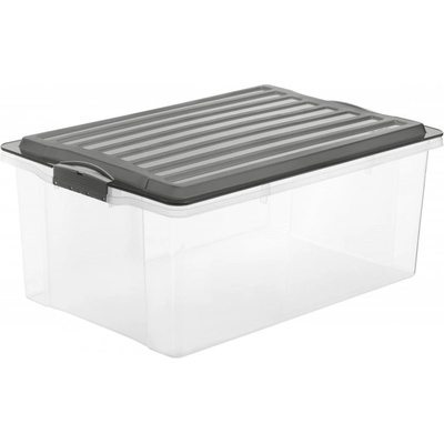 Rotho Úložný box Compact 13 l, antracitová