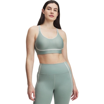 Under Armour Infinity Mid Piped Sports Bra - Green