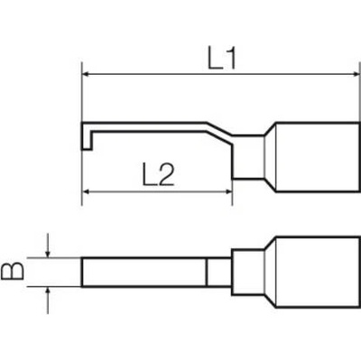 Weidmüller 9036290000 káblová koncovka tvar háčika 0.205 mm² 1.50 mm² čiastočne izolované čierna 100 ks