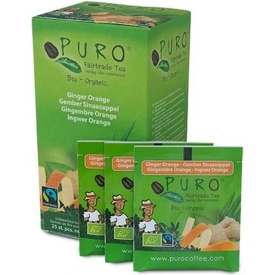 Puro Ovocný čaj pomeranč zázvor Fairtrade 25 x 1,5 g