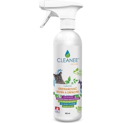 Cleanee Pet Care na škvrny a zápach levanduľa 500 ml