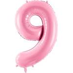 Party Deco Фолиев Балон Цифра, Розово, 86cm - 9 (FB1P-9-081)