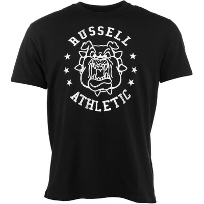 Russell Athletic T-SHIRT BULLDOG pánské tričko černá