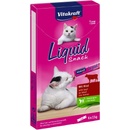 Vitakraft Cat Liquid-snack hovädzie a inulín 6 x 15 g
