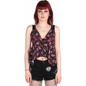 KILLSTAR дамски потник KILLSTAR - Hellborn Blouse - Черен - KSRA005011