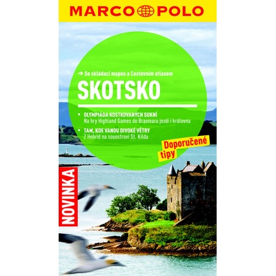 Skotsko průvodce se skládací mapou