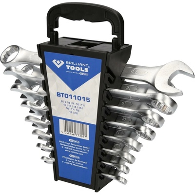 KS Tools Sada očkových a vidlicových kľúčov BT011015