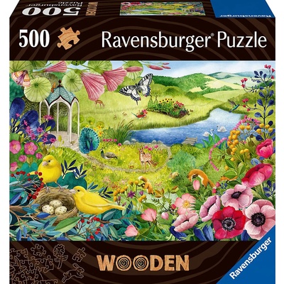 Ravensburger - Puzzle Wooden puzzle: Wild Garden - 500 piese