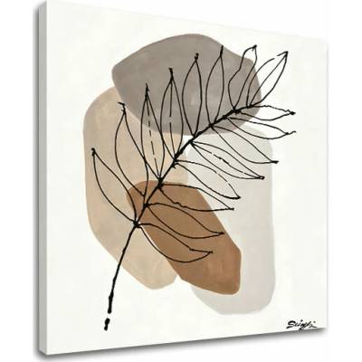 Obraz na plátne LISTY - 50x50 cm