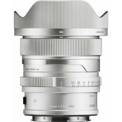 SIGMA 20 mm F2 DG Contemporary I series pre Sigma L - strieborný