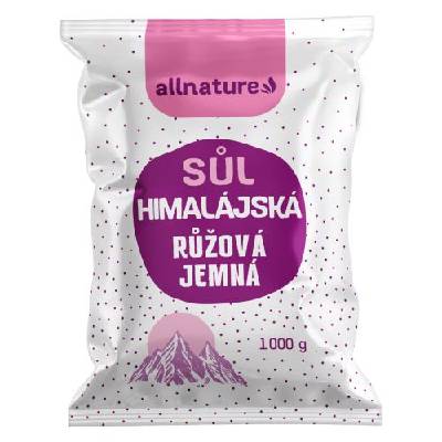 Himalájská sůl růžová jemná 1000 g ALLNATURE
