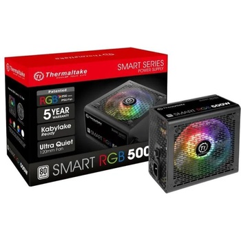 Image 1 of Thermaltake Smart RGB 500W 80 PLUS (PS-SPR-0500NHSAWE-1)