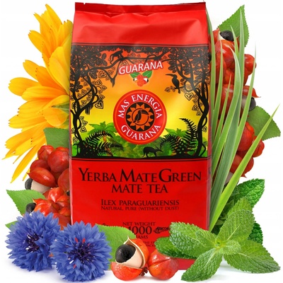 Maté Green Yerba Mate Mas energia Guarana 1000 g