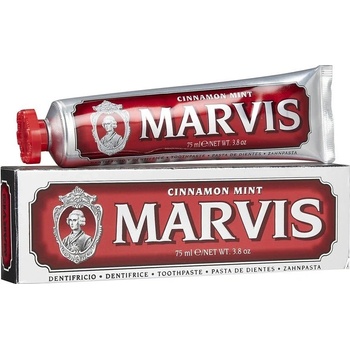 Marvis Cinnamon Mint zubní pasta bez fluoridu 75 ml