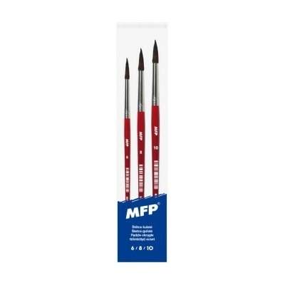 MFP papier Štetec MFP okrúhly set 3ks 6,8,10/1028F
