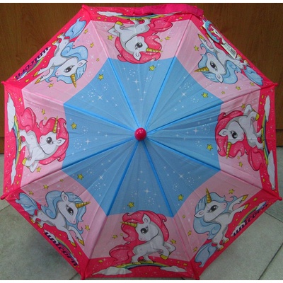 Unicorn 9622 deštník holový modro růžový