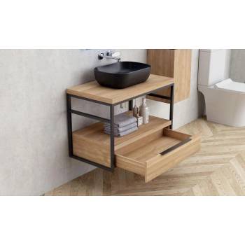 Inter Ceramic Конзолен pvc шкаф icp 8056-039 КОМО, 46х56.6х80см (8056-039)