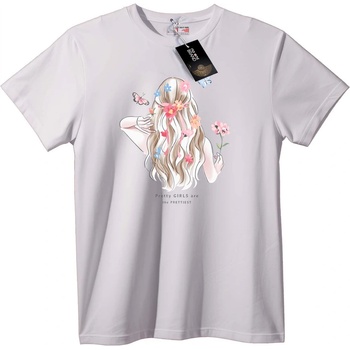 NOONEBRAND Тениска Цветно Момиче - S, White