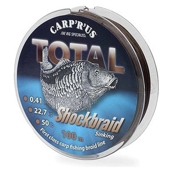 Carp ´R´ Us šnúra Total Shock Braid 100m 0,41mm 22,68kg
