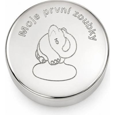 Infinitysilver stříbrná dětská krabička na první zoubky 8404-EL