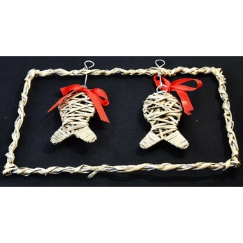 Vingo Vianočné dekorácie zavesené rybičky