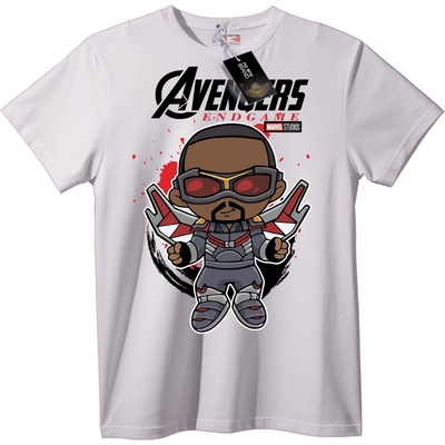 NOONEBRAND Тениска Avengers Endgame War Machine - L, Black