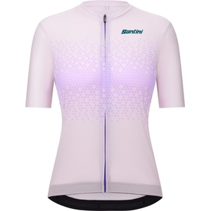 Santini Дамска фланелка с къс ръкав за колоездене Santini Women's Moon S/S Jersey Cycling jersey - Lilla - размер XXS (156-2732-0111)