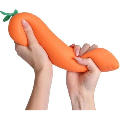 Mega Squeeze Giga squeeze Mrkev strečová antistresová mačkací hračka