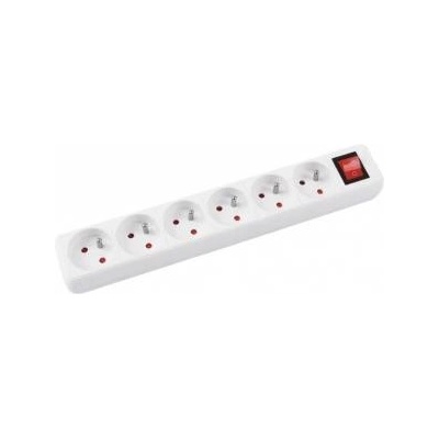 Office Products Anti-Surge Power Strip 6 Sockets 3 m White (13116341-14)