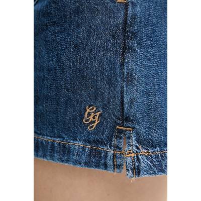 Guess Jeans къс панталон дамски от деним (W6GD53.D7901)