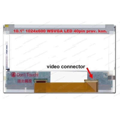 B101AW01 V.2 HW0A LCD 10.1" 1024x600 WSVGA LED 40pin prav. kon. display displej lesklý povrch