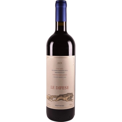 Tenuta San Guido Le Difese suché červené 2019 14% 0,75 l (čistá fľaša)