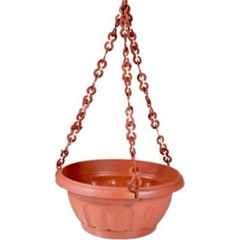 Image 1 of Висяща саксия икебана ф20 см. керамика със синджир