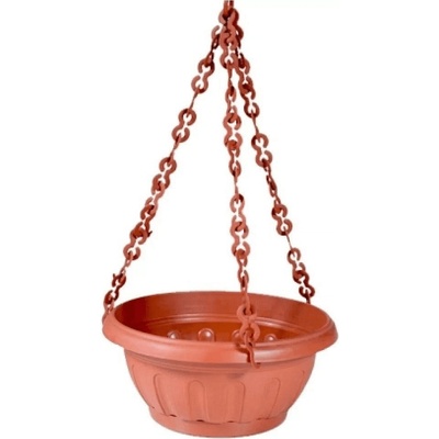 Висяща саксия икебана ф20 см. керамика със синджир