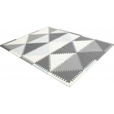 Ecotoys Vzdělávací pěnová podložka puzzle 127 x 157 cm šedá