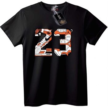 NOONEBRAND Тениска 23 Дизайн Кецове - S, Black