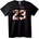 NOONEBRAND Тениска 23 Дизайн Кецове - S, Black