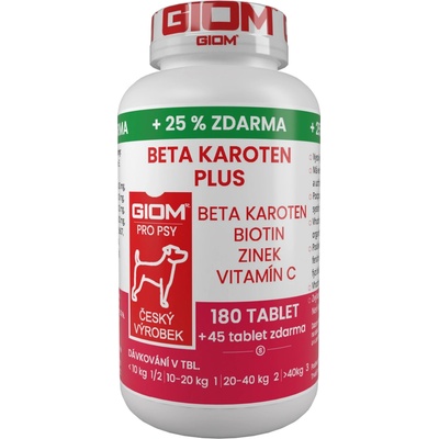 Giom pes Beta karotén plus 180 tbl