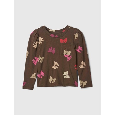 GAP Baby tričko Mix & Match Hnědá