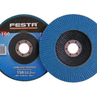 Festa kotúč lamelový 150mm hr.100 nerez