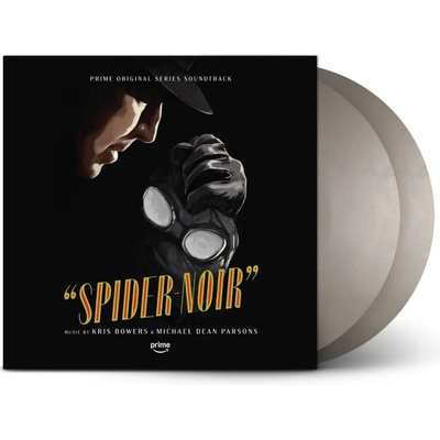 Soundtrack: Kris Bowers & Michael Dean Parsons: Spider-Noir (Coloured Opaque Silver , Prime Original Series Soundtrack) - 2Vinyl (LP) Vinyl