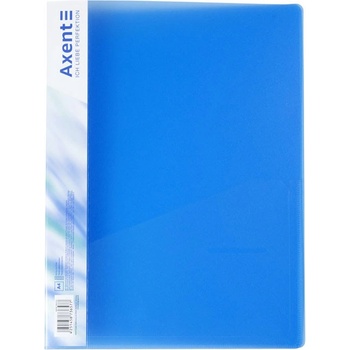 Папка с пружинен механизъм Axent Опушено син (1303167-39-1304-22-A)