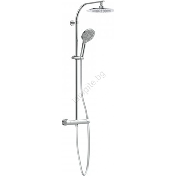 SCHÜTTE 60046 - Душ комплект с термостатен смесител MADURA FRESH, лъскав хром (CH0017)