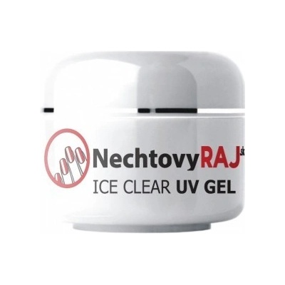 NechtovyRAJ UV gel ice clear pro citlivé nehty 50 g