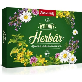 Popradský Bylinný herbár výber bylinných čajových zmesí 6 x 5 ks 45 g