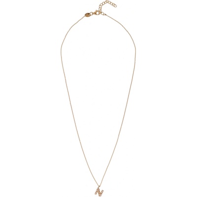 Alisia Pozlacený náhrdelník se Swarovski perličkami "N" AL4258.01.914