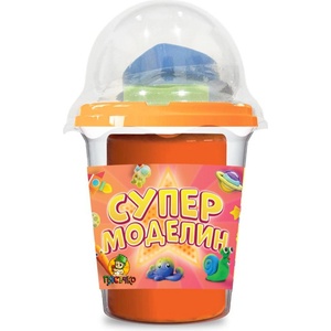 Пясъчко Моделин Пясъчко - С фигурки за оформяне, 100 g, оранжев (PSK-003-4) - ozone