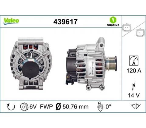 Alternátor VALEO 439617